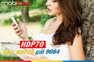 Đăng ký gói HDP70 mobifone với dữ liệu lên tới 2GB