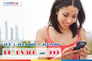 Hướng dẫn đăng kí gói Combo DV300 mobifone ưu đãi khủng